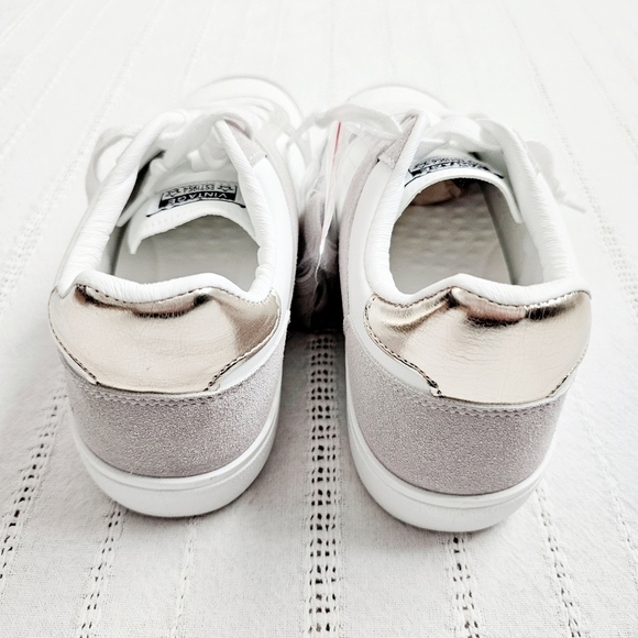 Vintage Havana Perforated Low Top Lace Up Platform Sneakers Shoes Becky Rare 8.5 - Picture 6 of 16